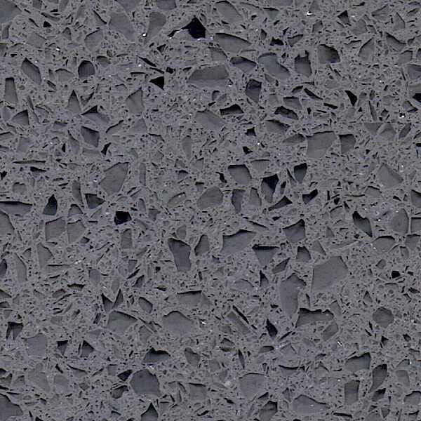 Custom Crystal Dark Grey Quartz Countertops Gs Stone Crystal Dark Grey Gs1807